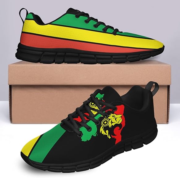 Rasta Shoes Men Women Reggae Sneakers Breathable Casual Sport Tennis Running Shoes